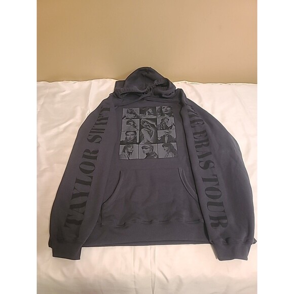 Taylor Swift Other - Taylor Swift Eras Tour Exclusive US Dates Hoodie grey dark Swiftie SIze 2XL